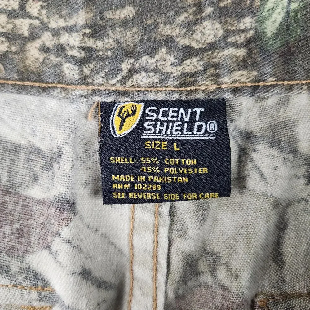 Scent Shield Pants Mens Large Camouflage Camo Break-Up Infinity Hunting Outdoor